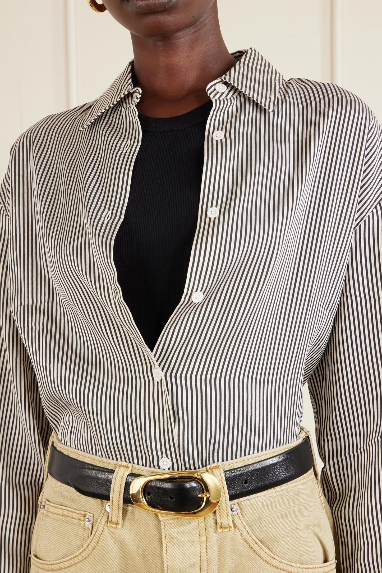 Textured Patent-leather Belt