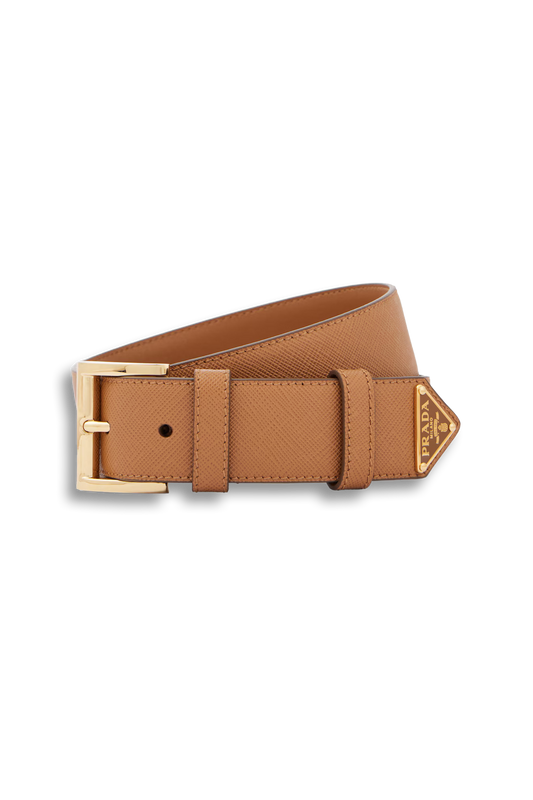 Saffiano Leather Belt