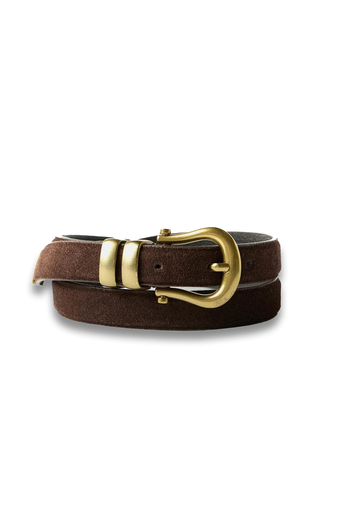 Brown Suede Belt