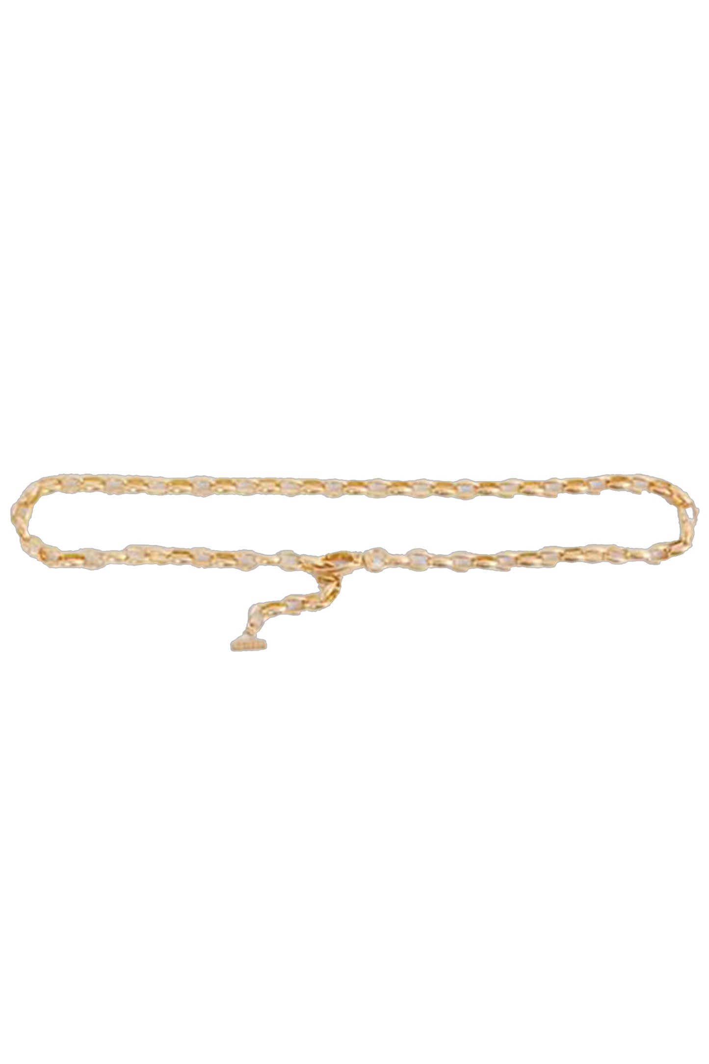 Cammie Oval Metal Chain Belt