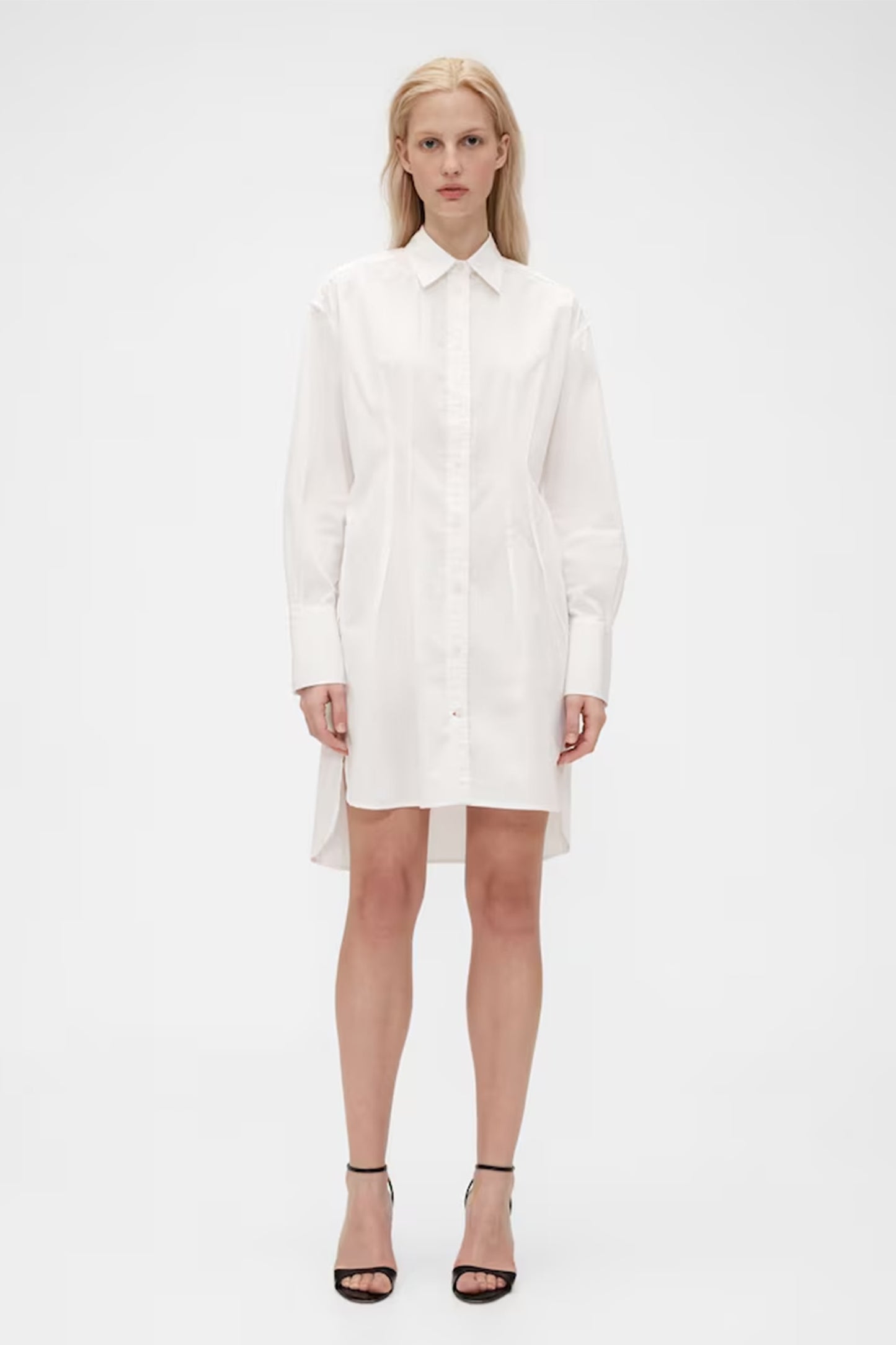 White Poplin Big Shirt
