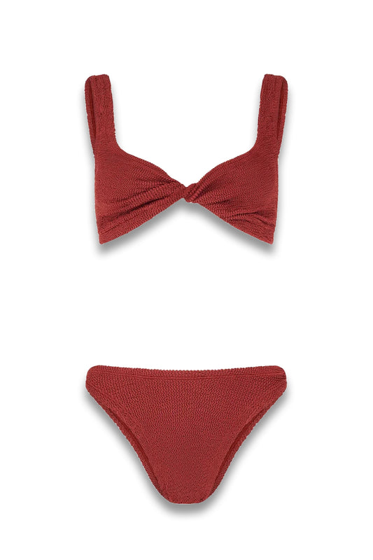 Coverage Juno Bikini Metallic Rosewood