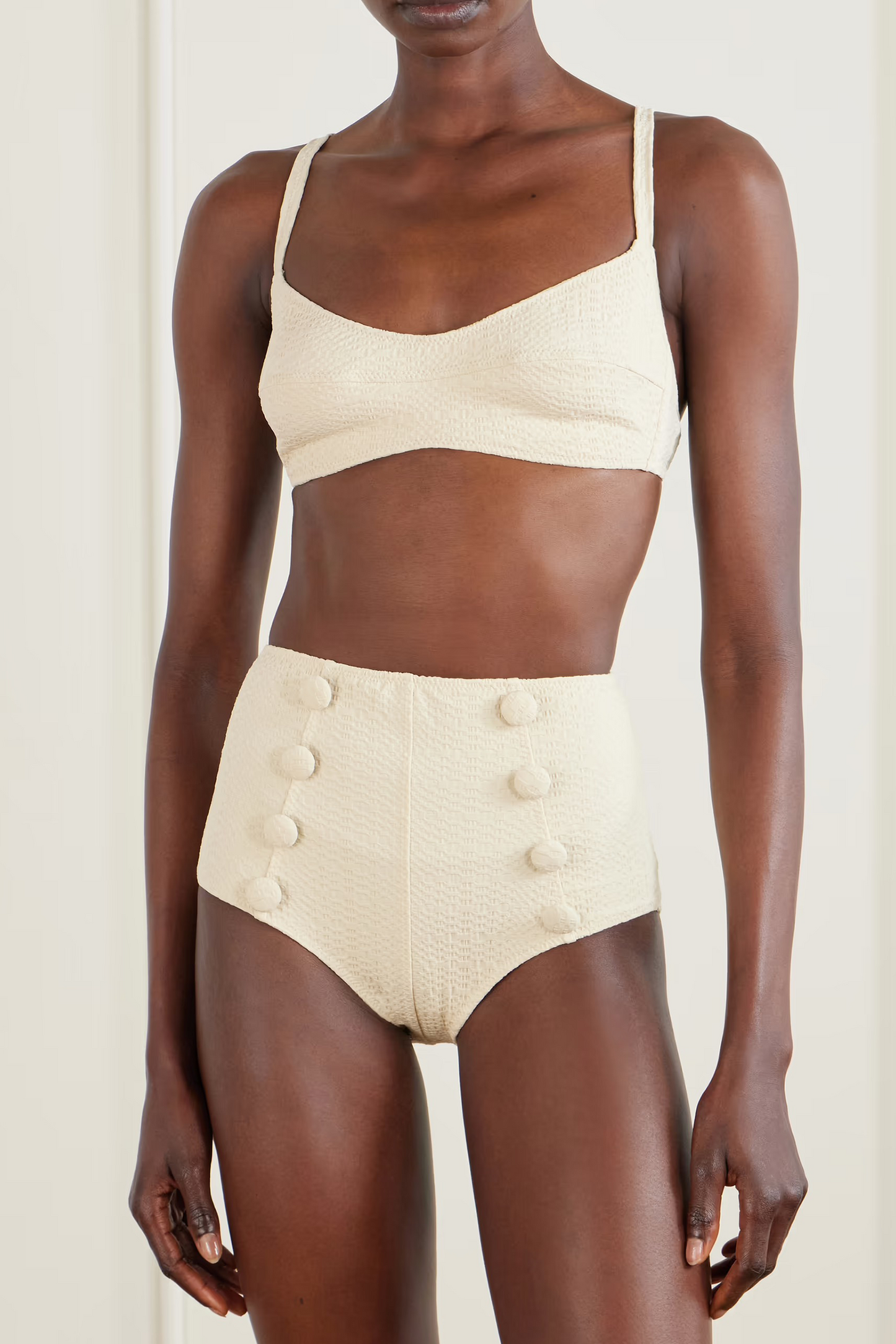 Seersucker Bikini in Neutral
