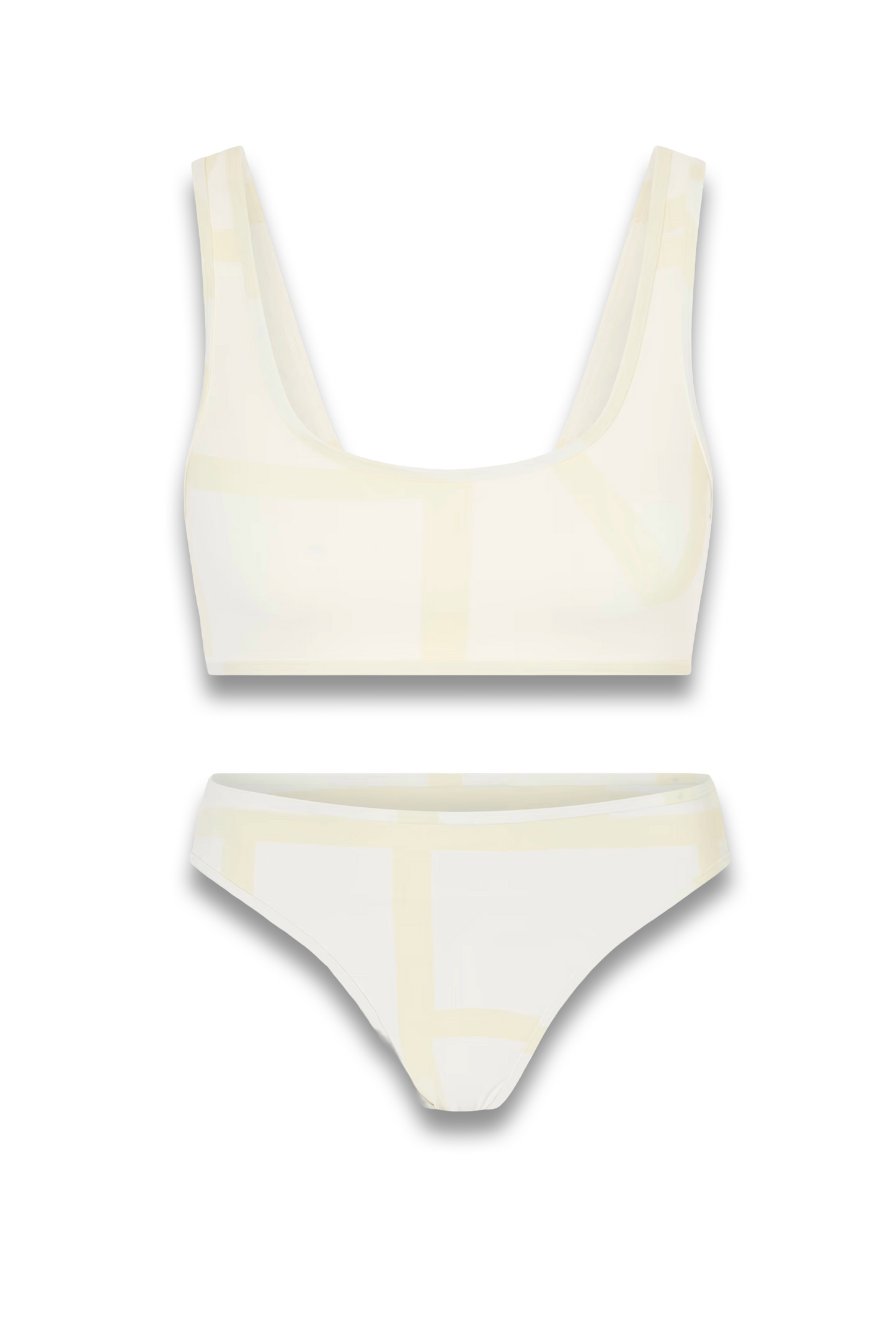 Monogram Printed Swim Shorts and Bikini Top