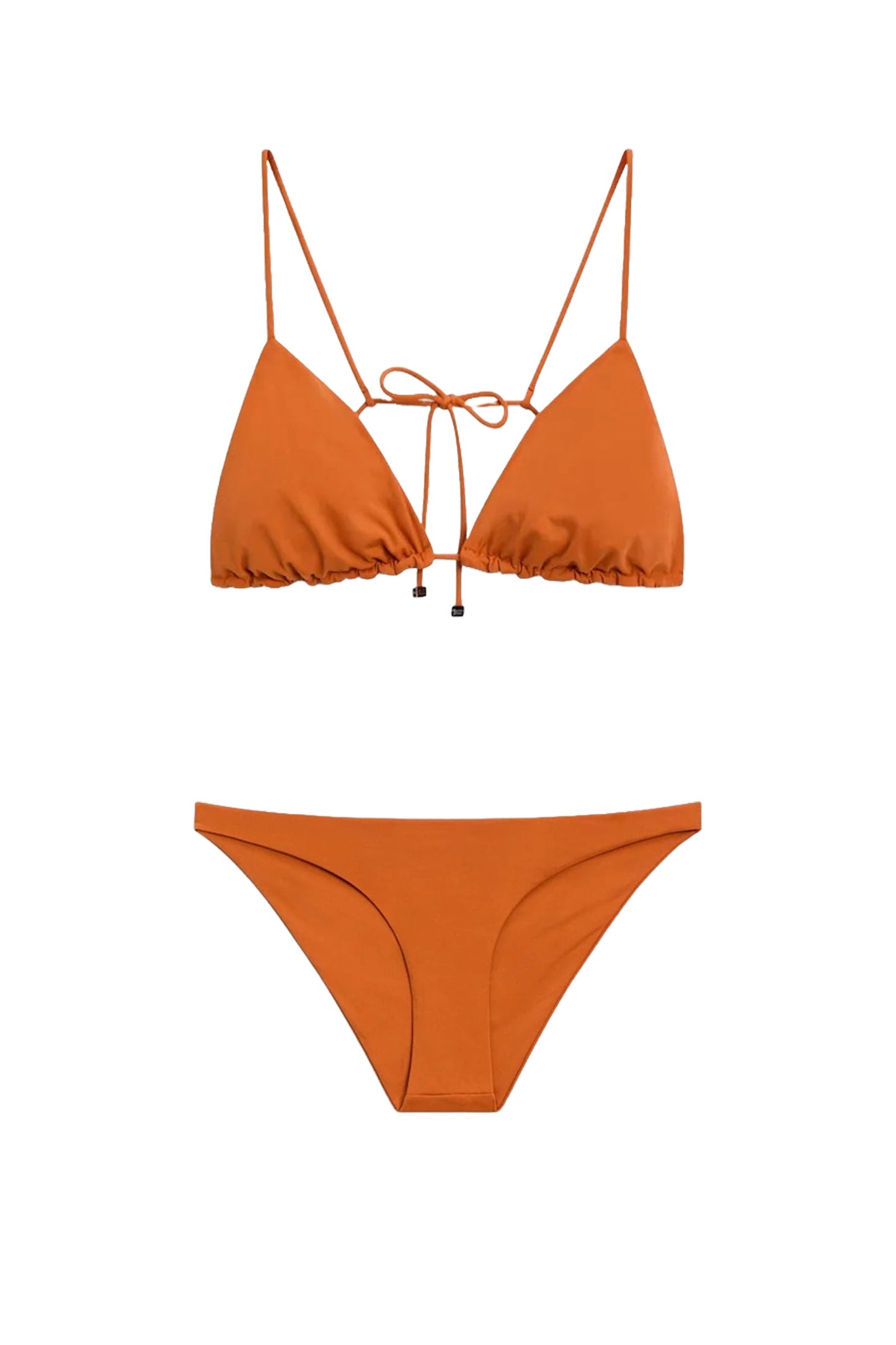 Strappy Triangle Bikini Set