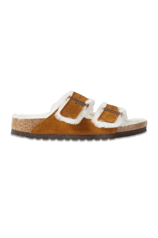 Arizona Shearling-lined Suede Sandals