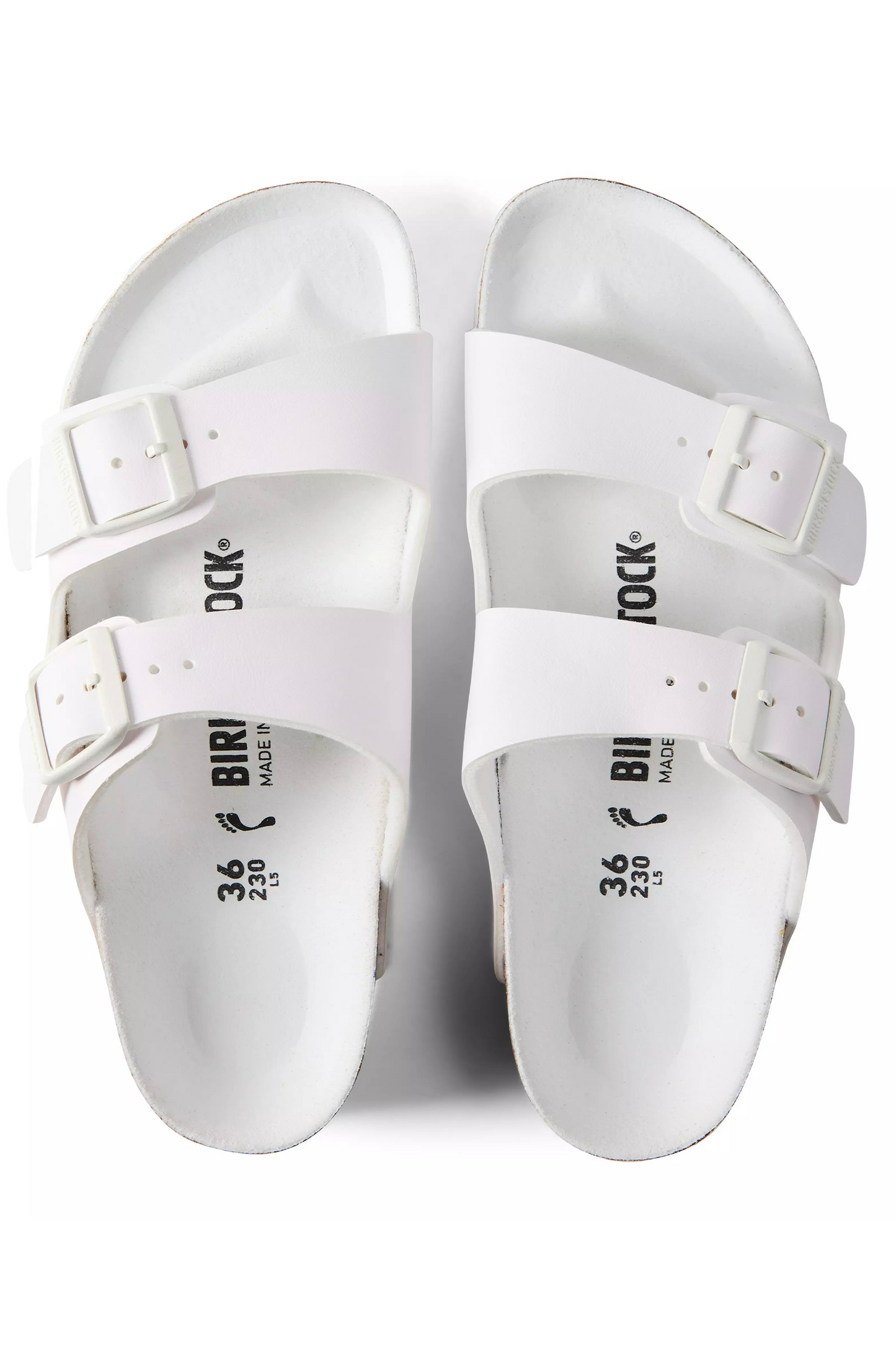 White Birkenstock Sandals