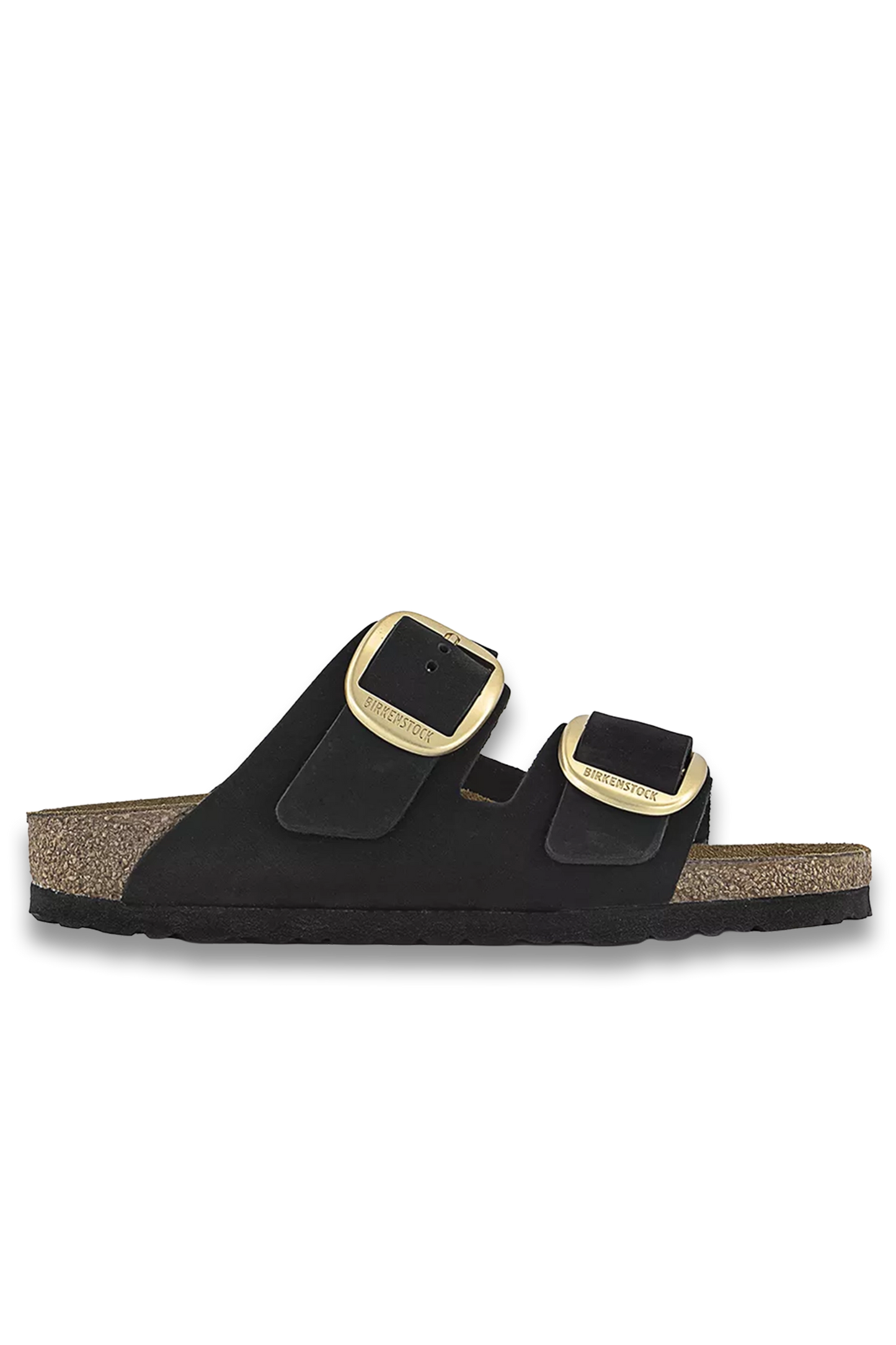 Arizona Big Buckle Sandals Black Nubuck