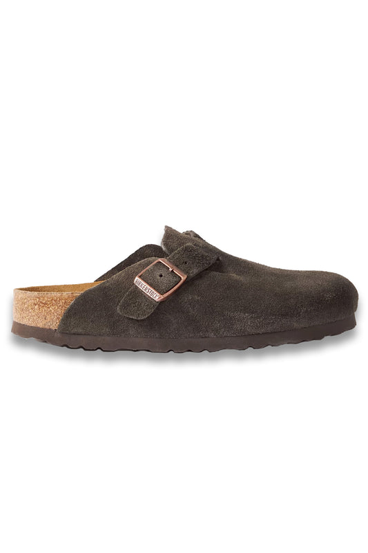 Boston suede clogs brown