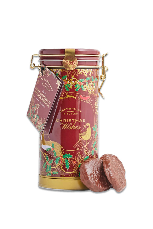 Christmas Wishes Musical Biscuit Tin, 200g