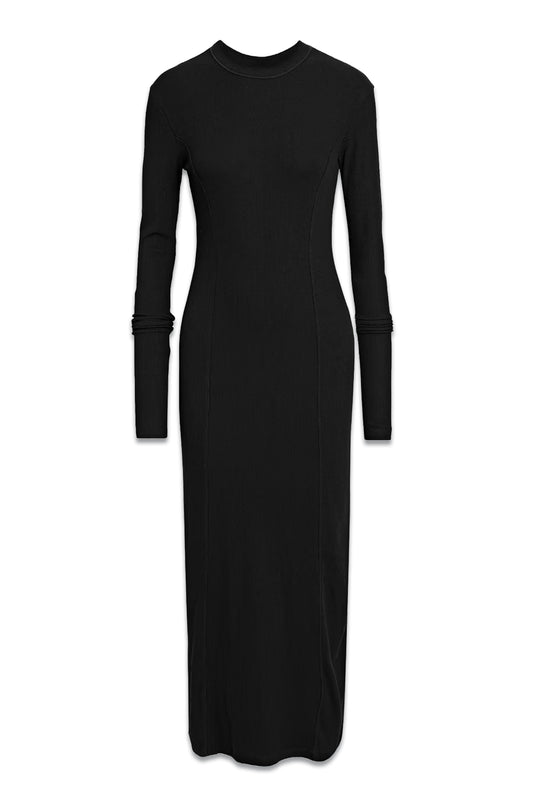 Foundation Ribbed-knit Midi Dress