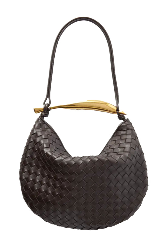 Sardine Medium Intrecciato Leather Shoulder Bag