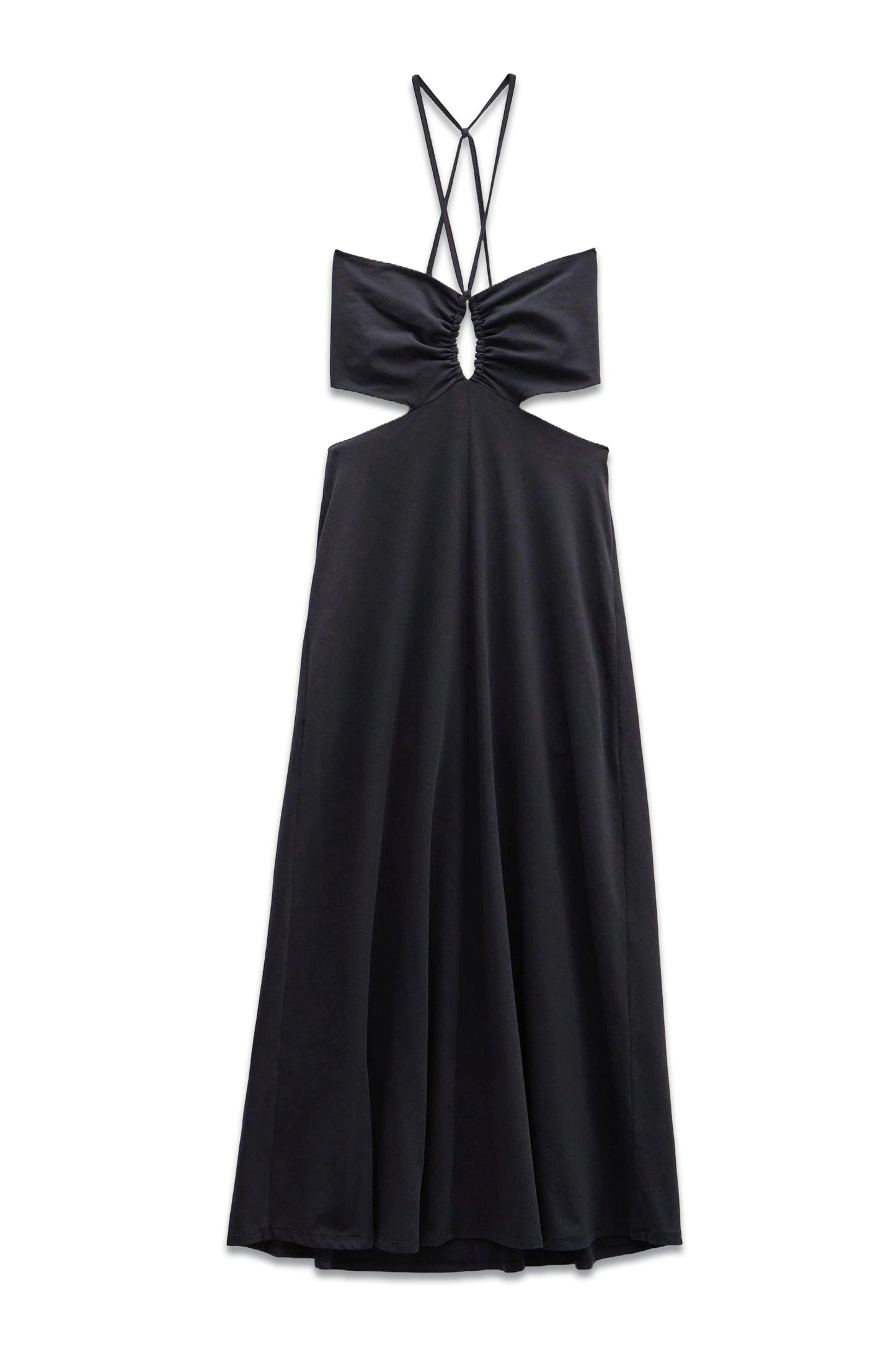 Jemma Cotton Jersey Cut-out Dress