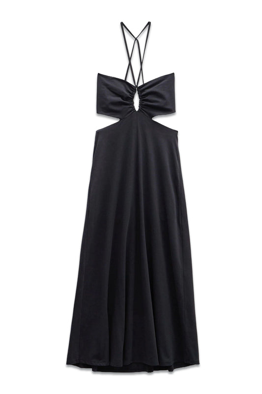 Jemma Cotton Jersey Cut-out Dress