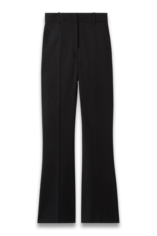 Wool Blend Wide Leg Suit Trousers