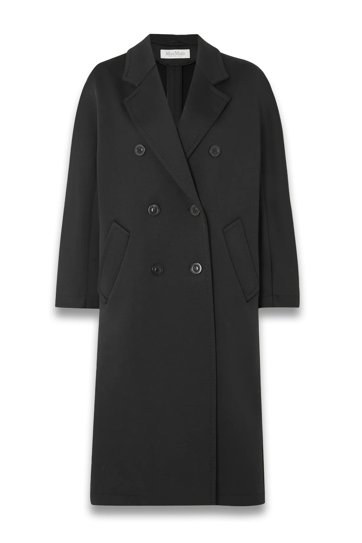 Madame double-breasted woven coat