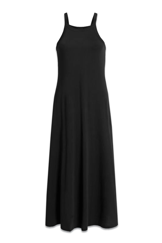 Cotton-jersey midi dress