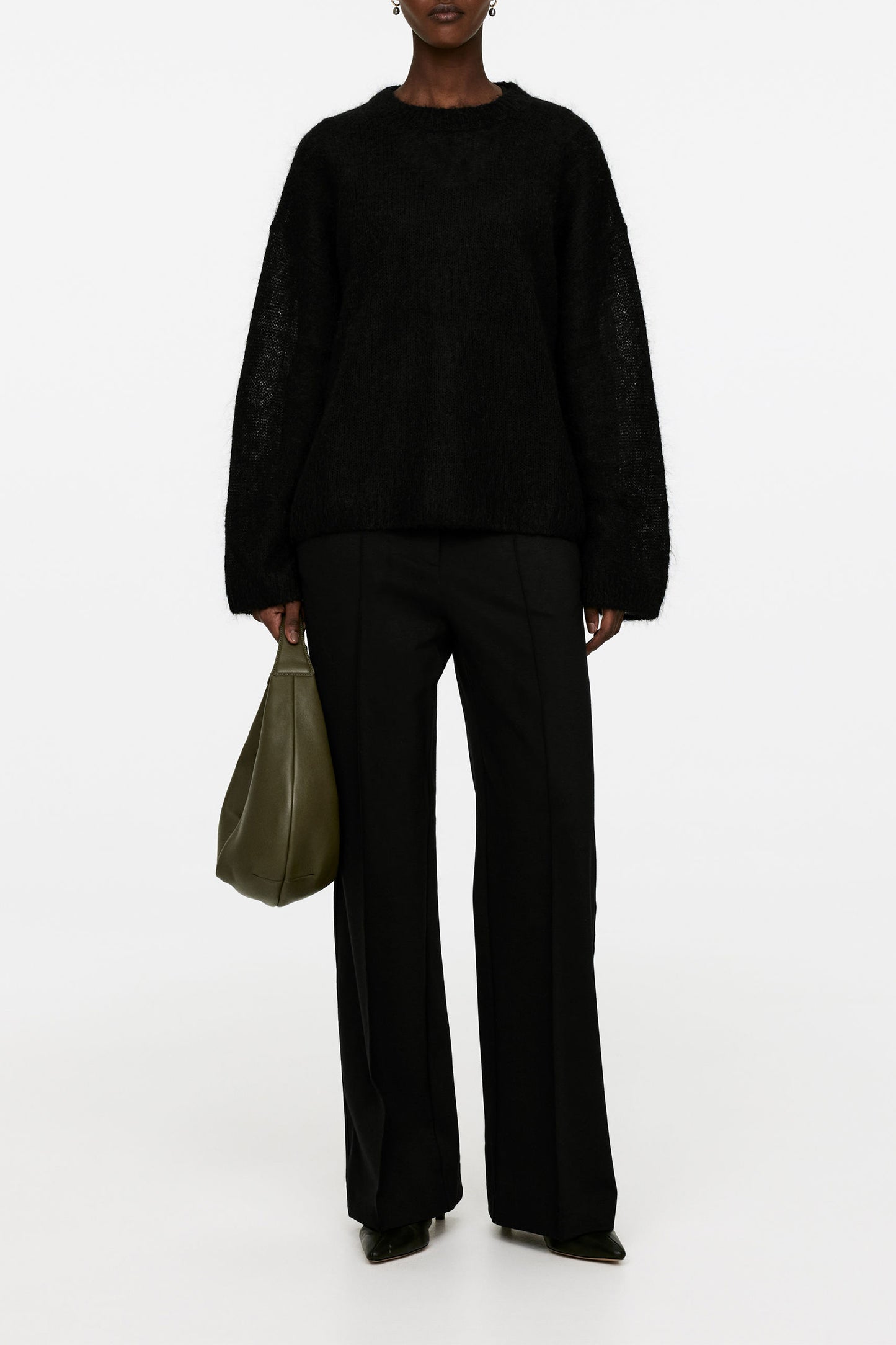 Wool-Mohair Blend Jumper