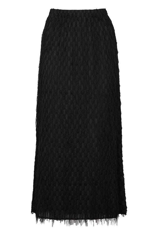 Palome Embroidered Voile Maxi Skirt