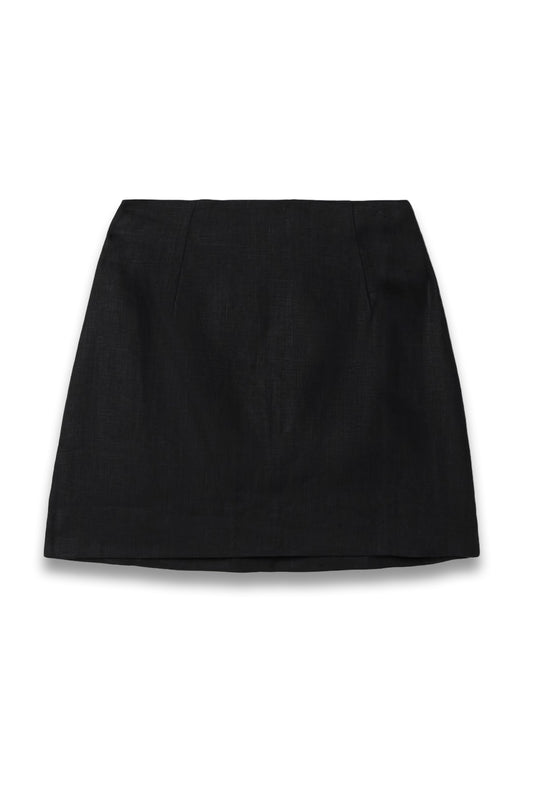 Jane Linen Mini Skirt