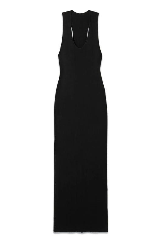 Asymmetric TENCEL™ Lyocell-blend Maxi Dress