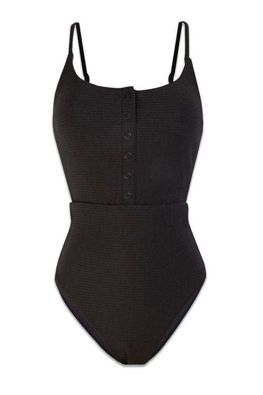 Lola Stretch-jacquard Swimsuit