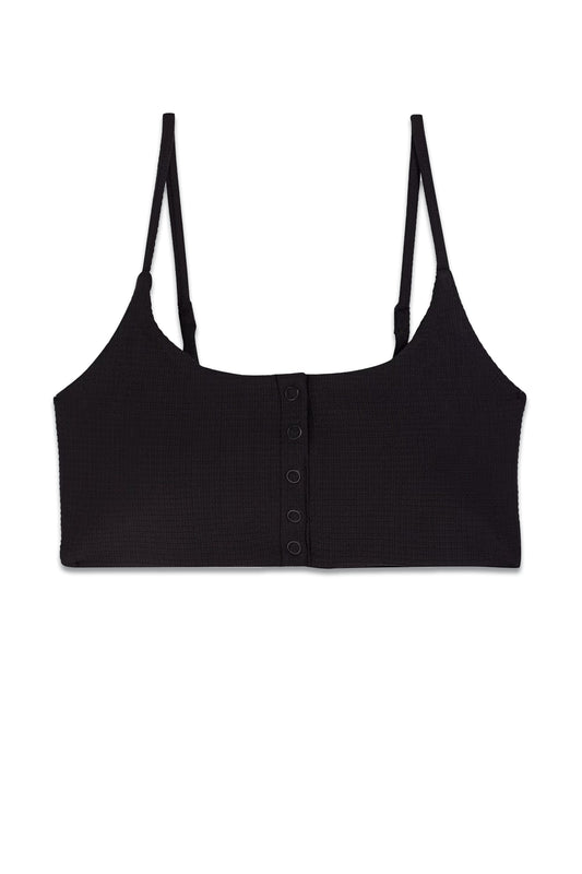 Veronica Stretch-piquè Bikini Top