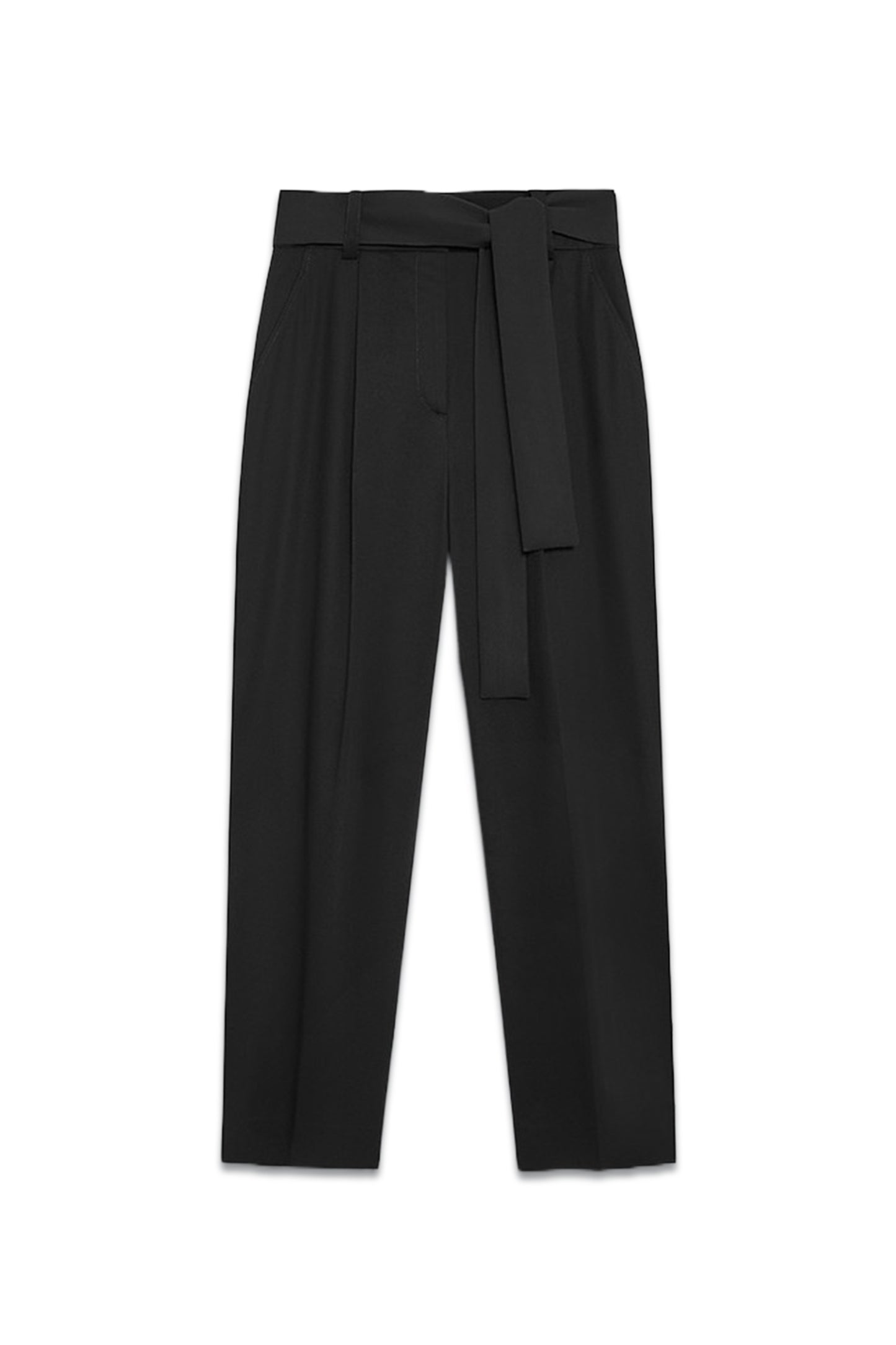 Lenola Trousers Black Stretch Cotton