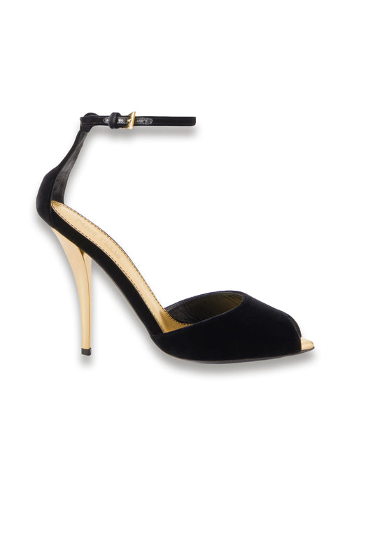 Jessica Velvet Sandals