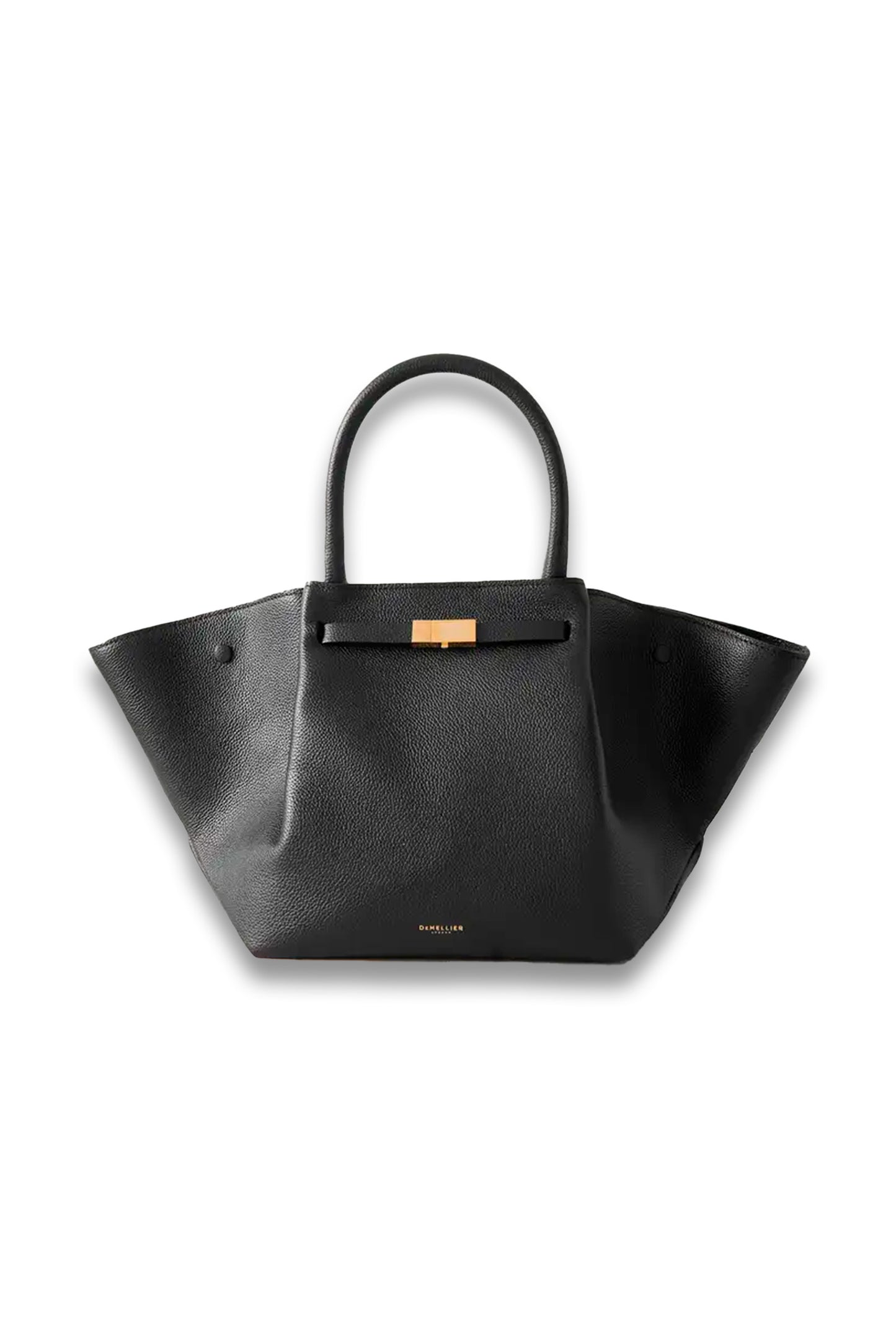 New York Medium Textured-leather Tote
