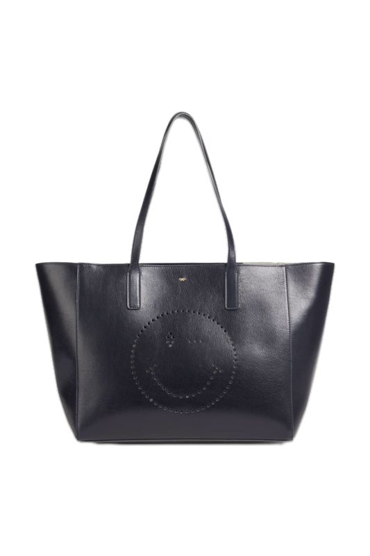 Ebury perforated leather tote