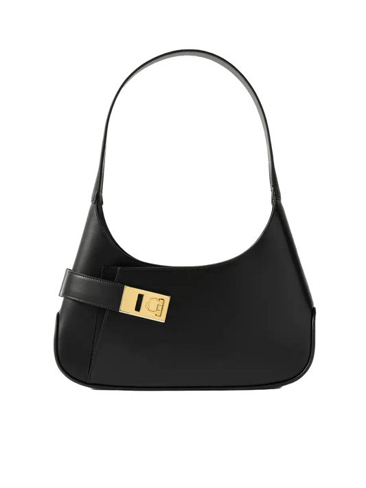 Embellished Leather shoulder Bag