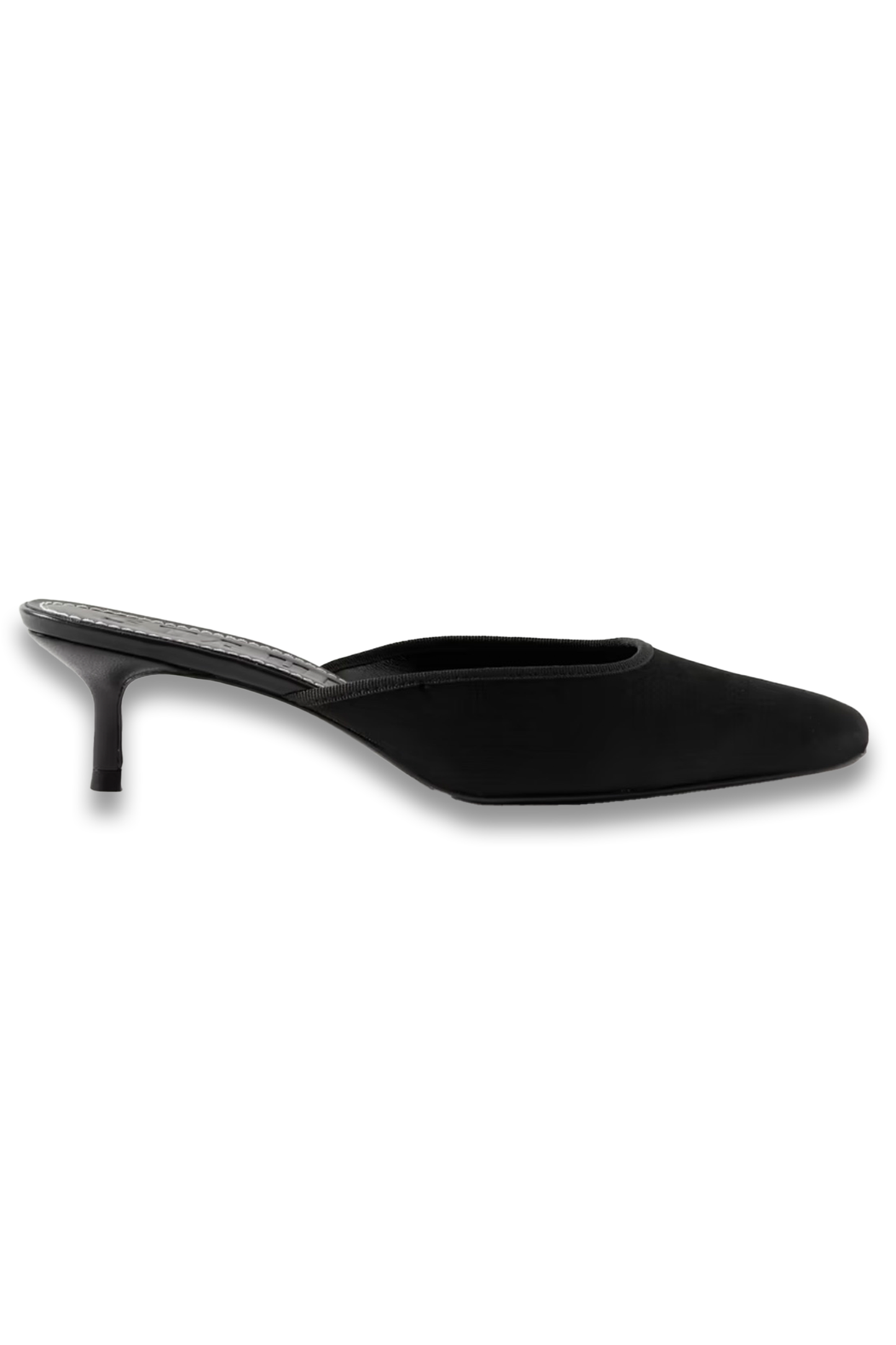 Otto Grosgrain-Trimmed Satin Mules