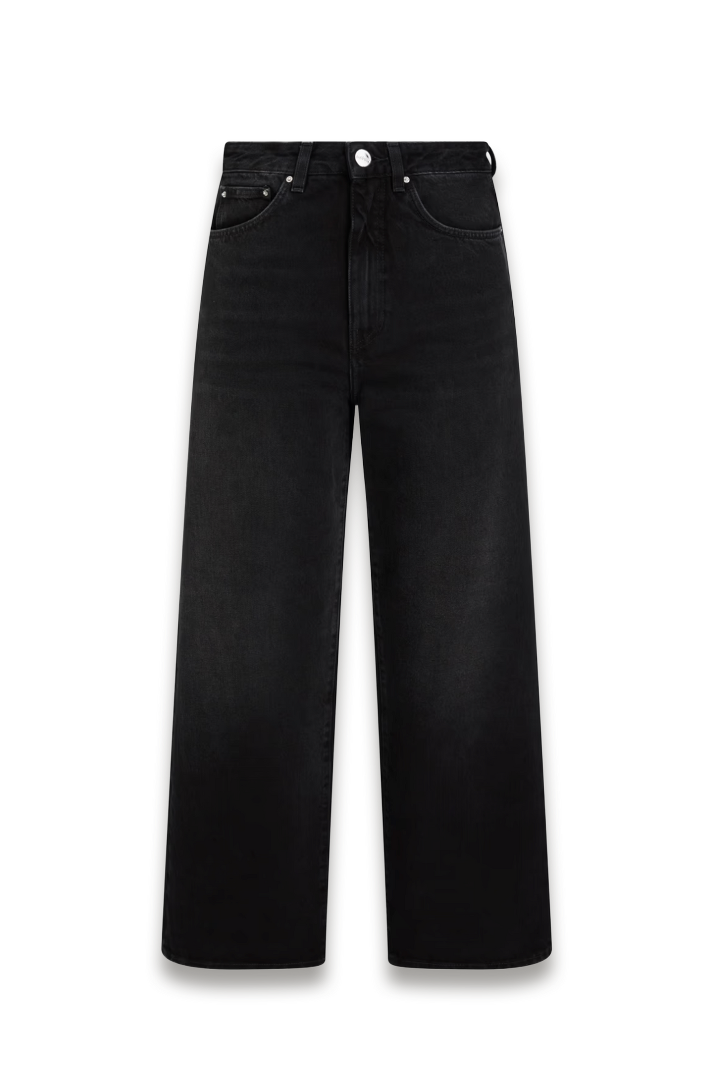 Cropped High-rise Wide-leg Jeans