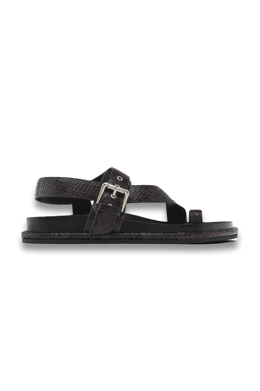 Printed Sandals With Toe Divider