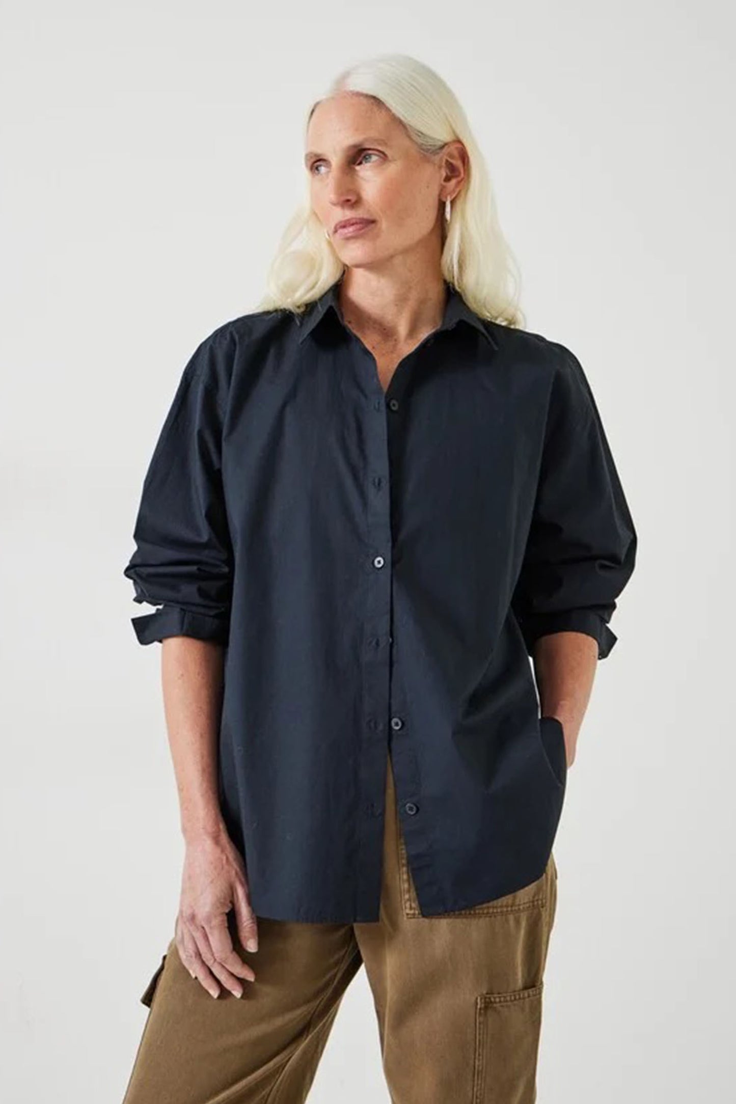 Pia Oversized Cotton Shirt