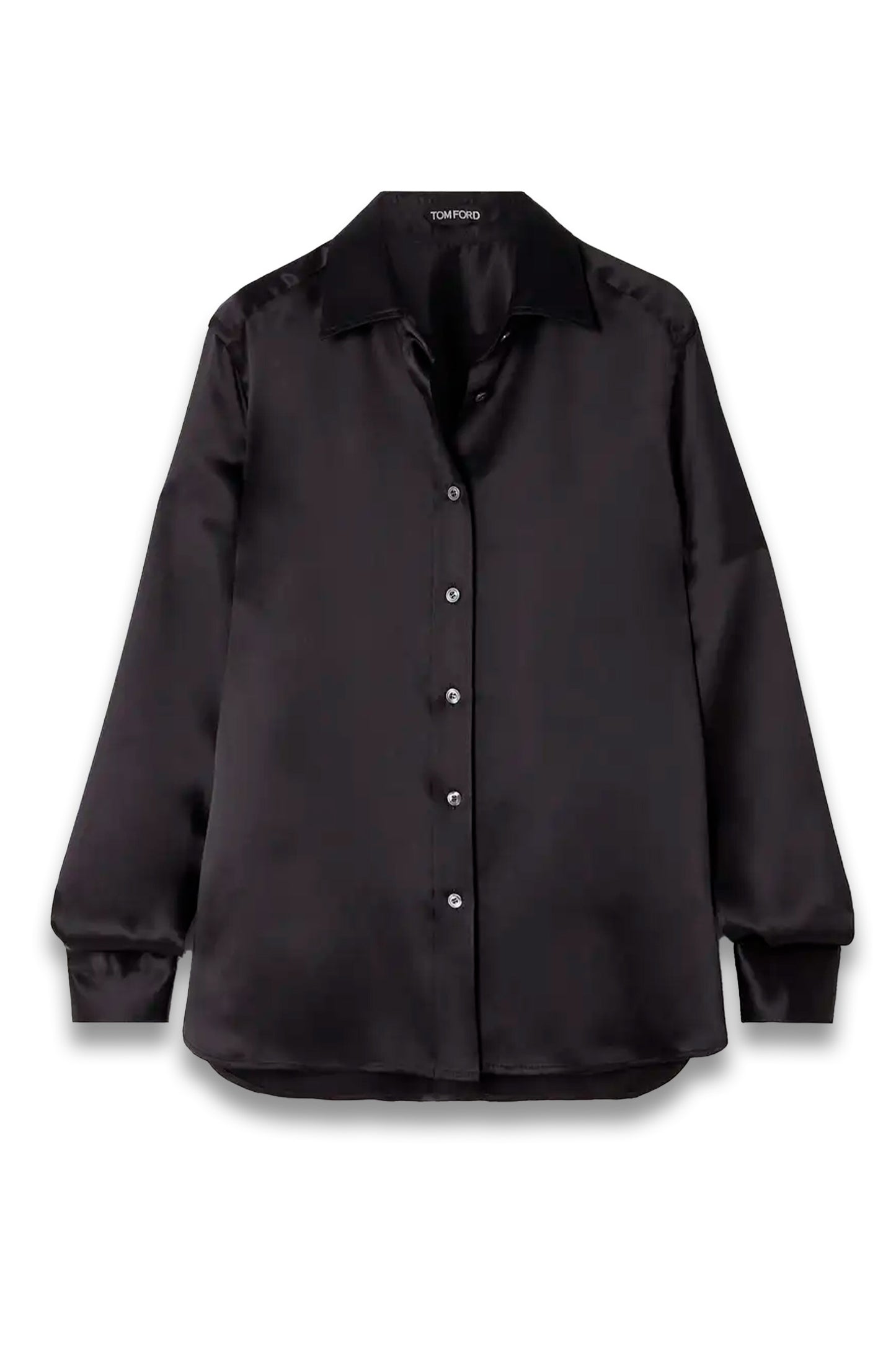 Silk-satin shirt