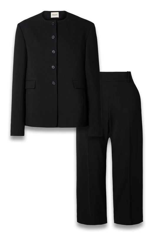 Jameson Crepe Jacket And Callen Crepe Straight-leg Pants