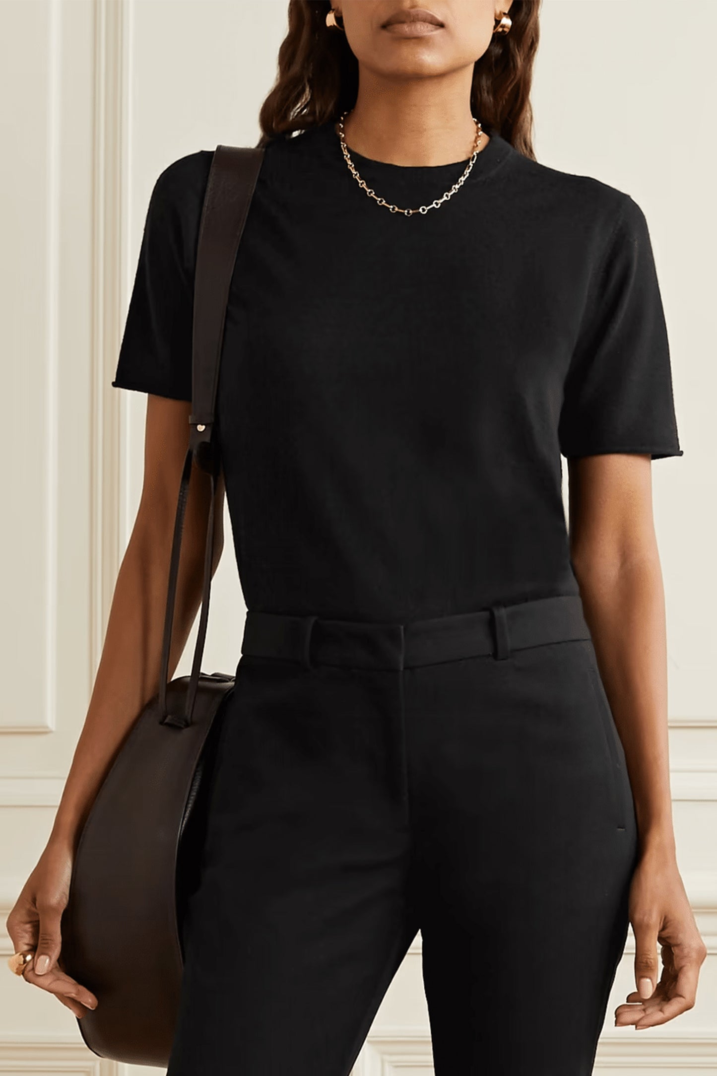 Black Cashmere T-shirt