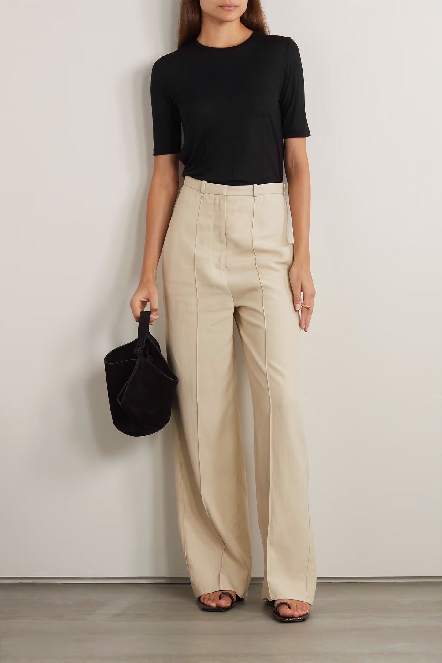 Modal and Cashmere-blend T-shirt