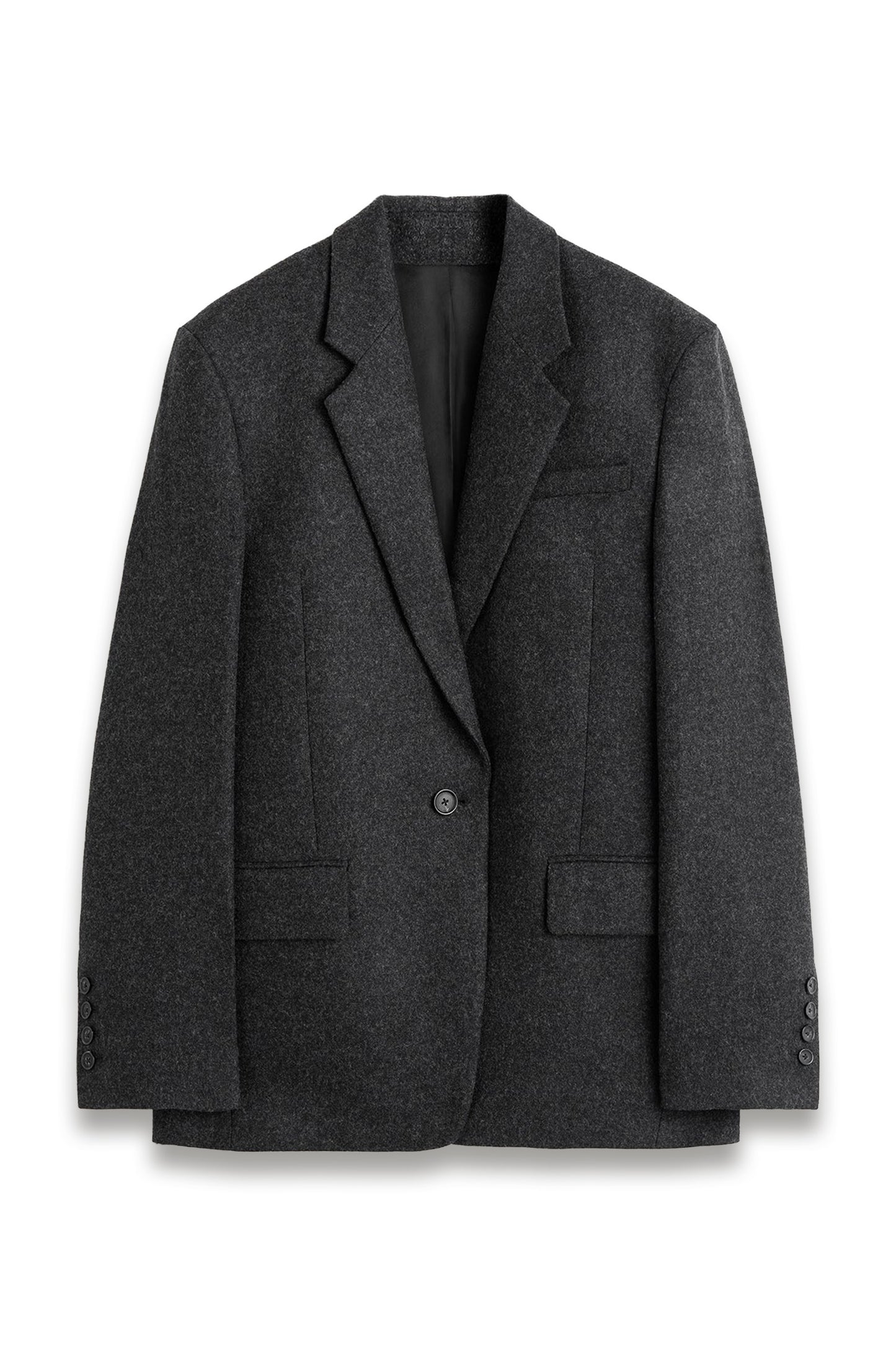 Tailored blazer charcoal