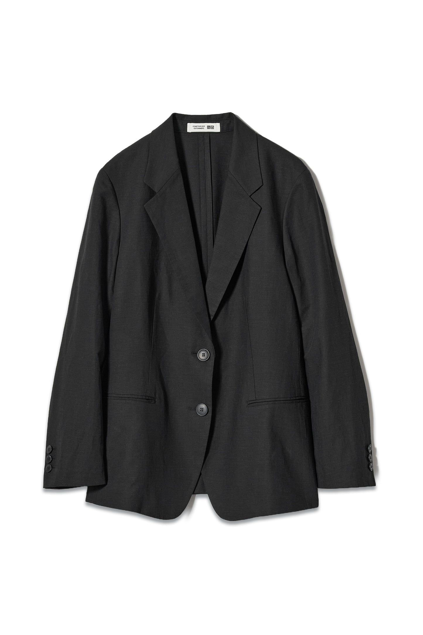 Linen Blend Blazer Jacket