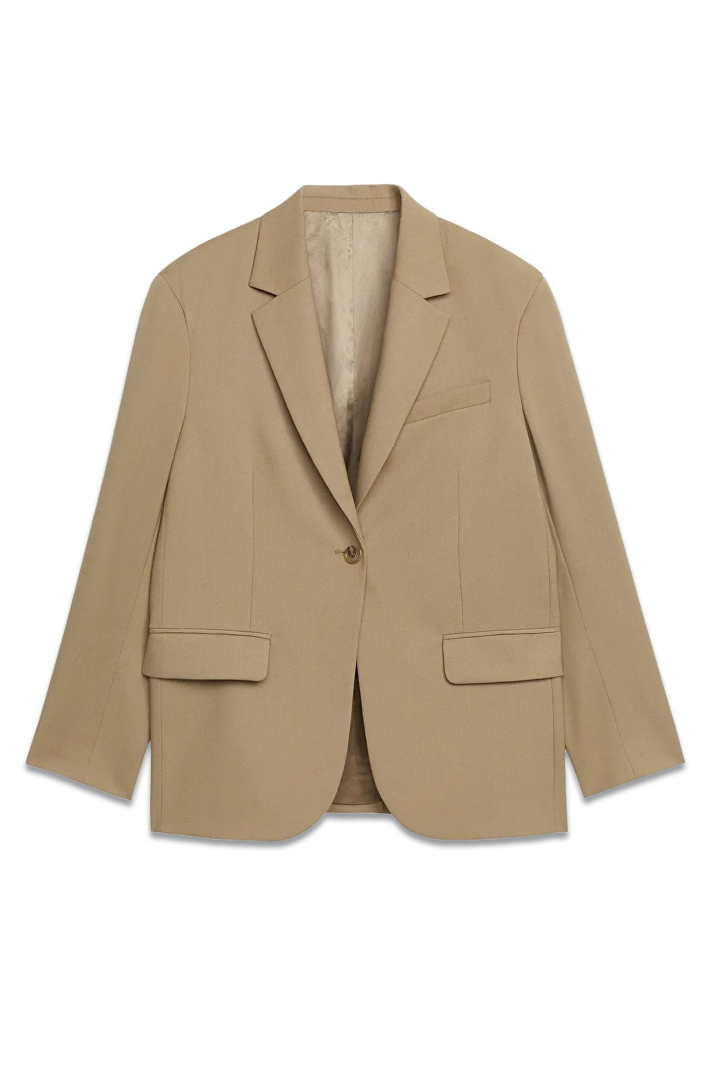 Oversized Wool Hopsack Blazer