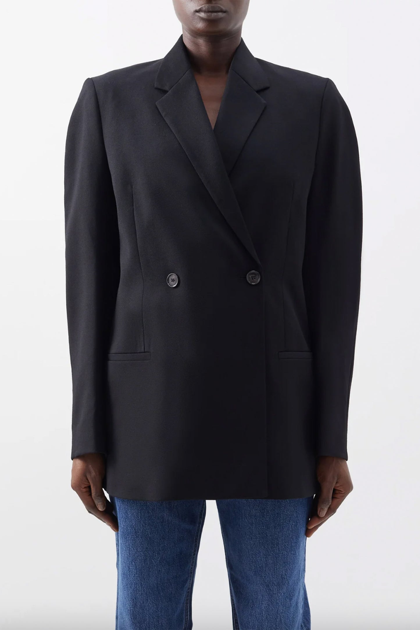 Double-Breasted Wool Jacket