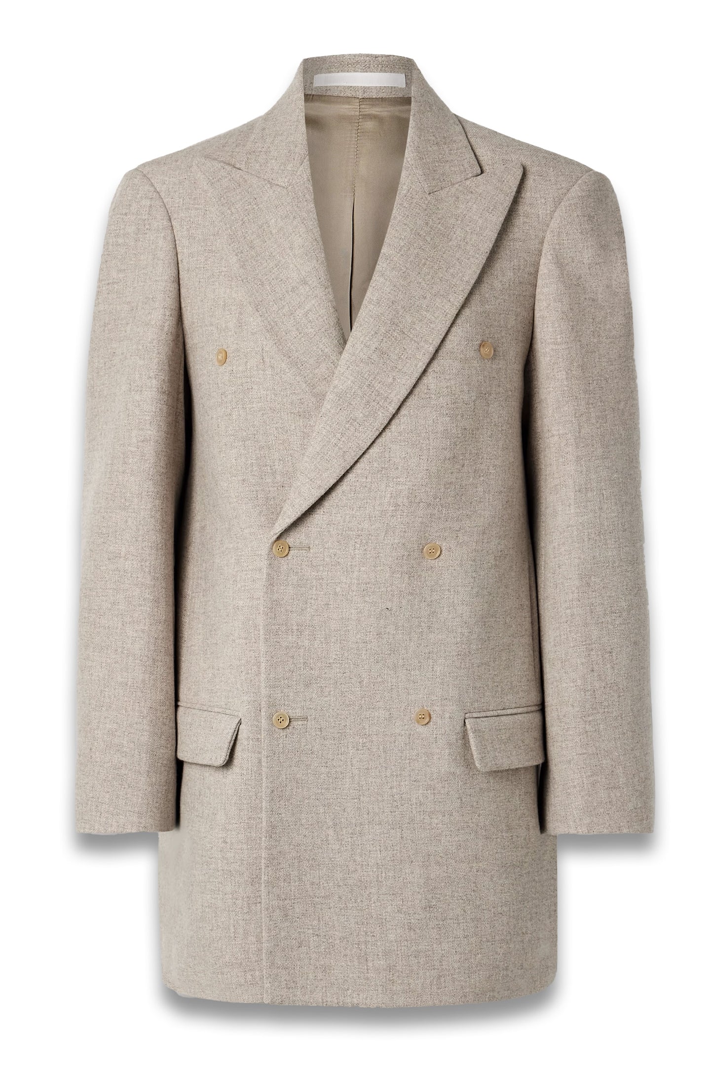 Double-breasted wool blazer