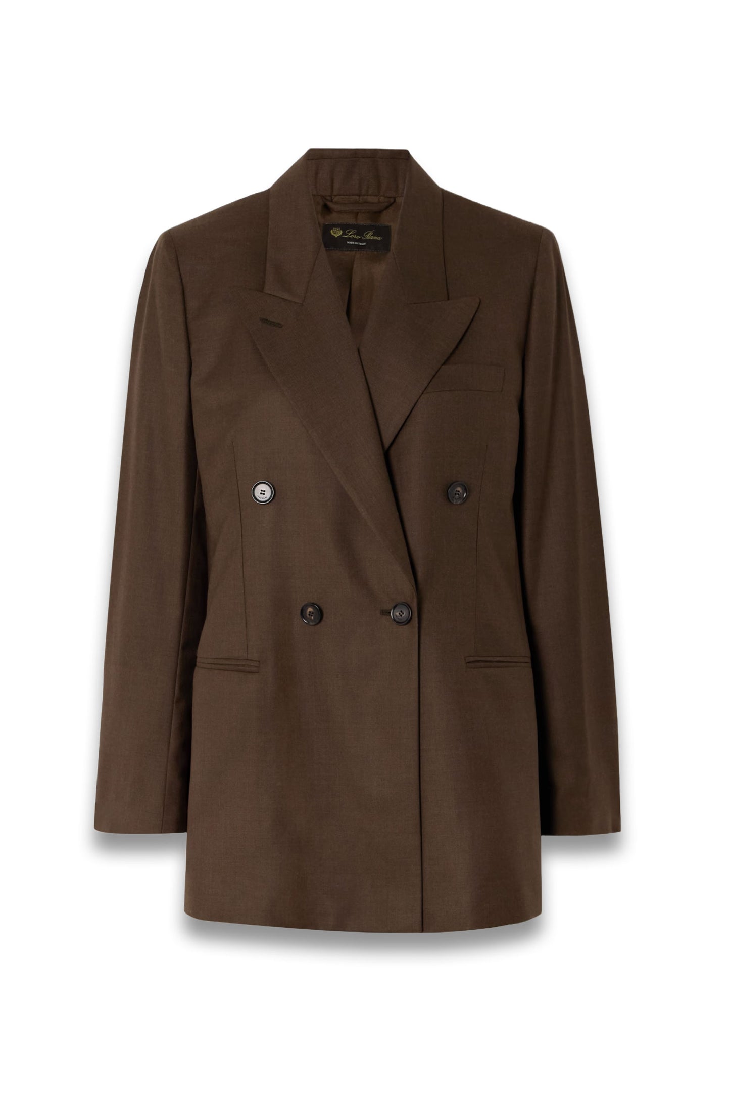 Oversized Double-breasted Virgin Wool Blazer