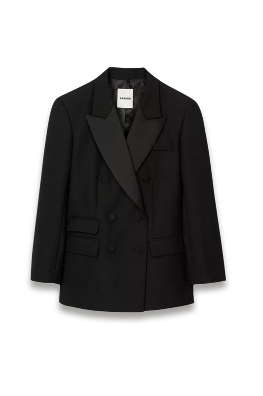 Tuxedo Double-breasted Wool-blend Jacket