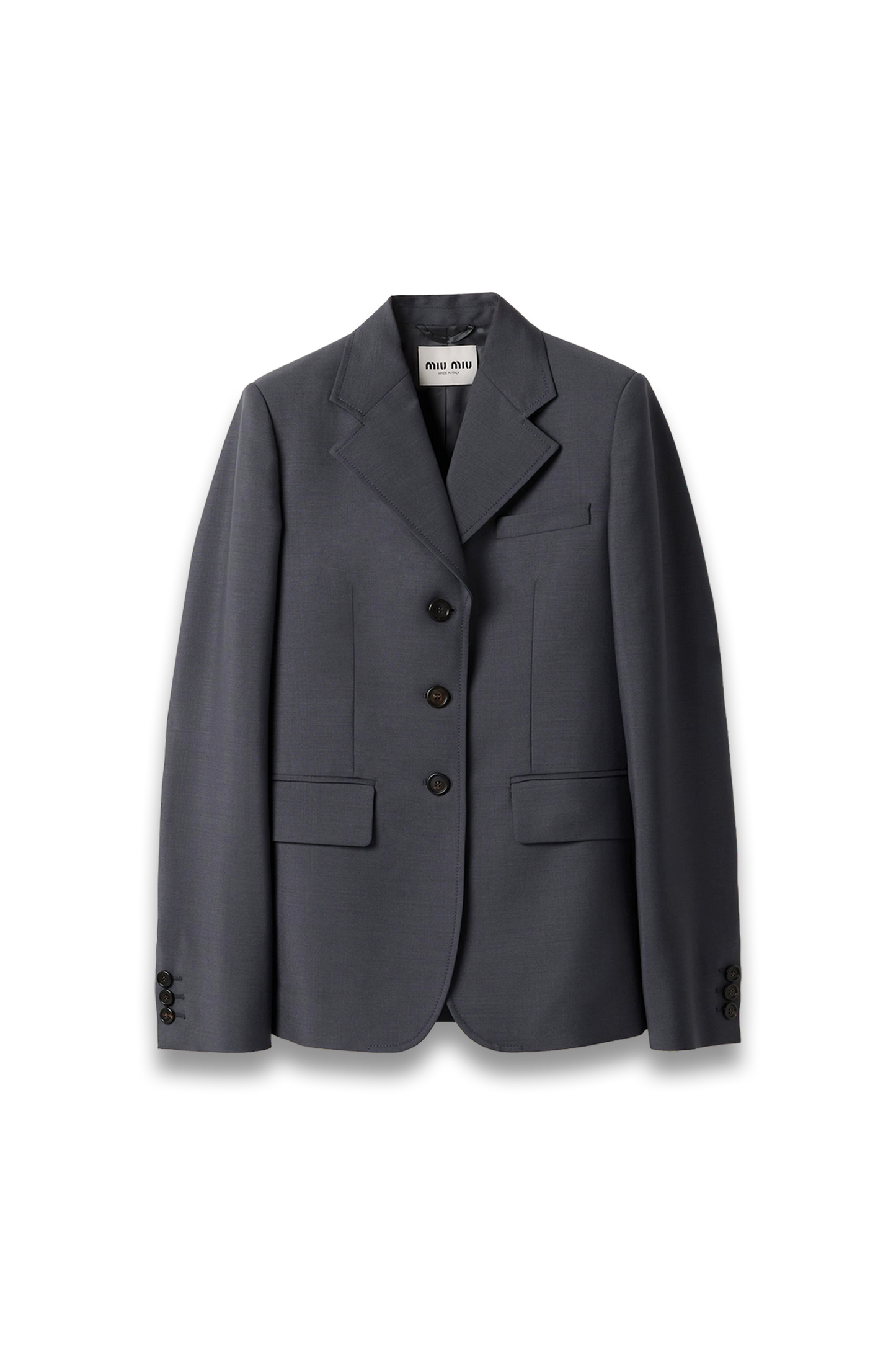 Single-breasted Kid Mohair Jacket
