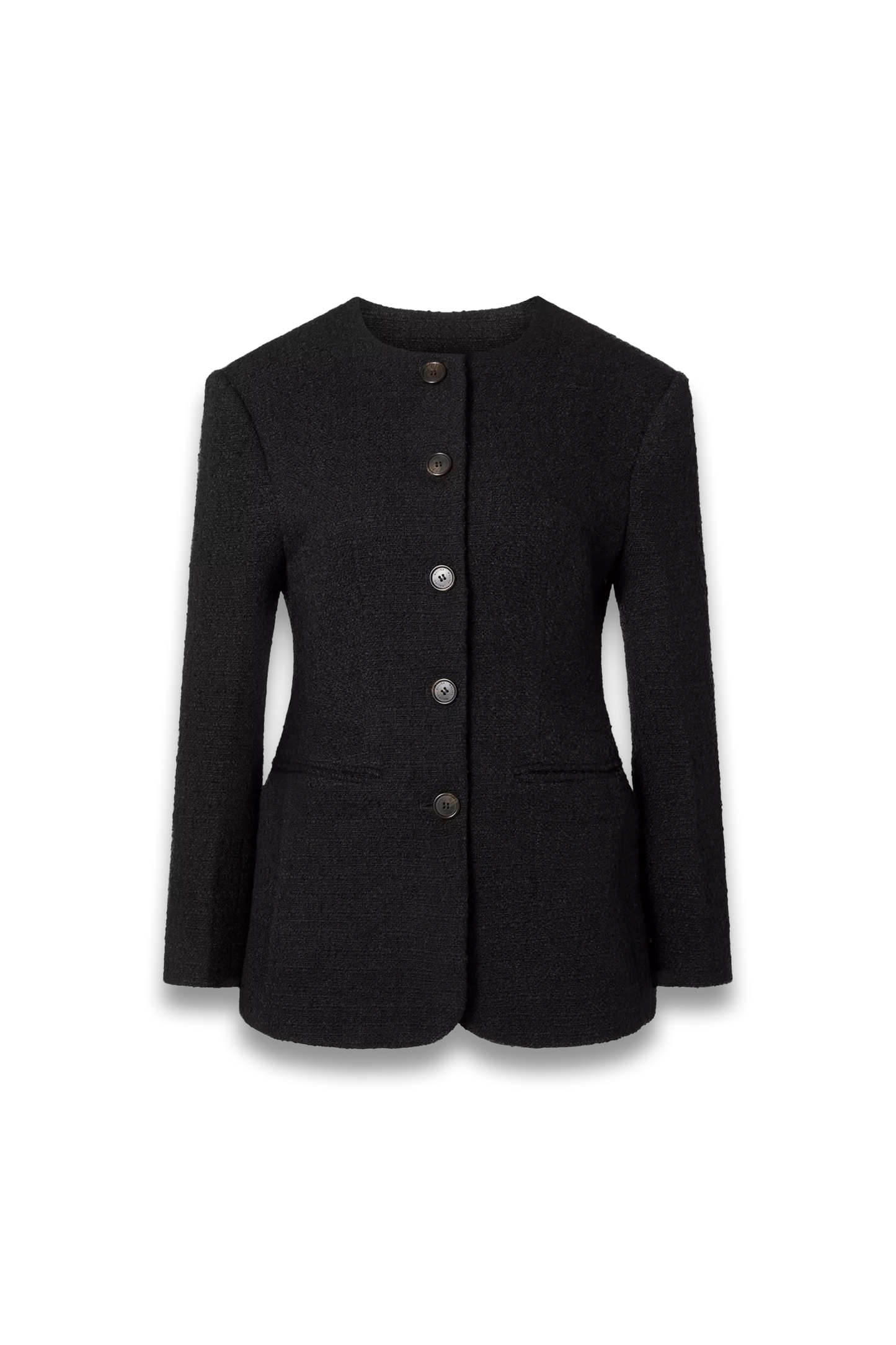 Carol Wool Blend Blazer in Black