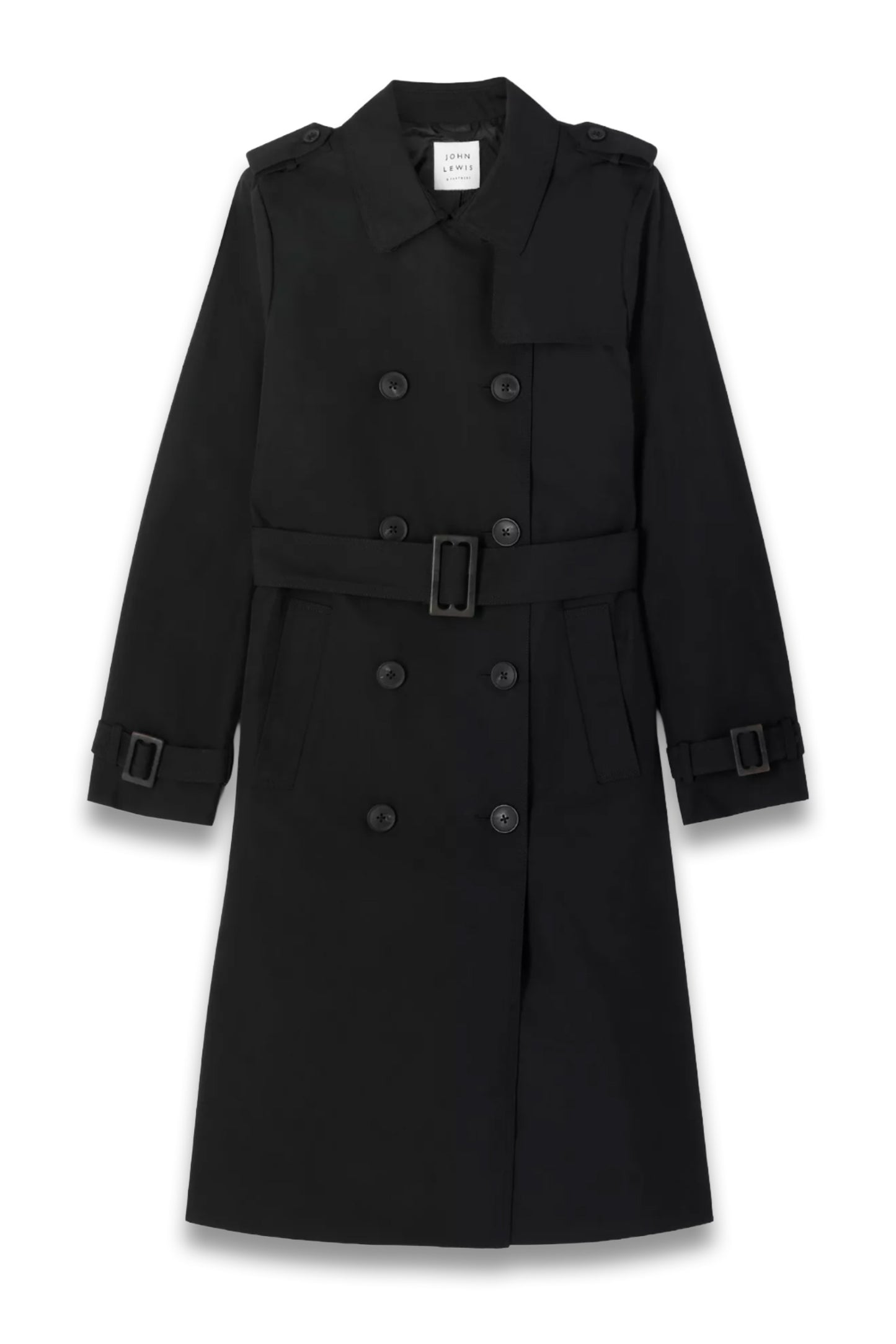 Water Repellent Belted Trench Coat